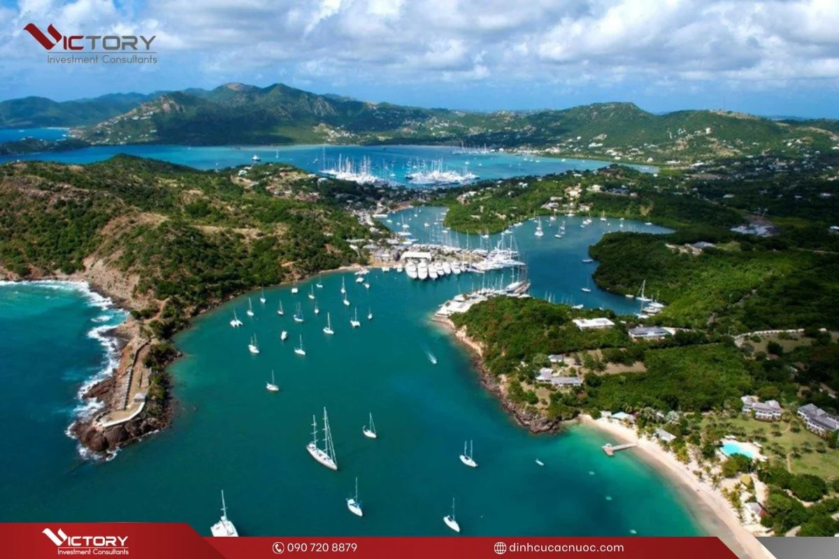 antigua va barbuda thuoc chau nao