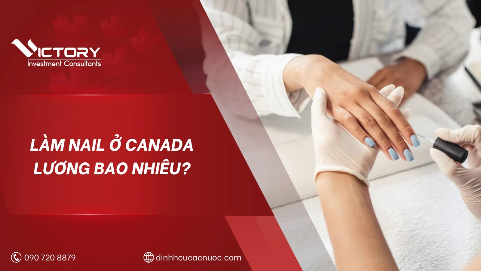 Làm nail ở Canada lương bao nhiêu