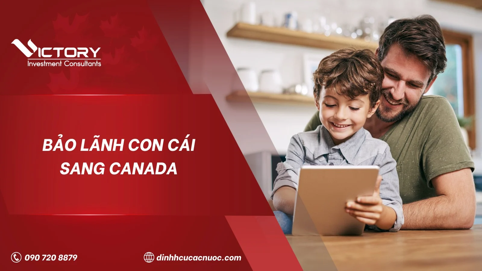 cha me bao lanh con sang canada