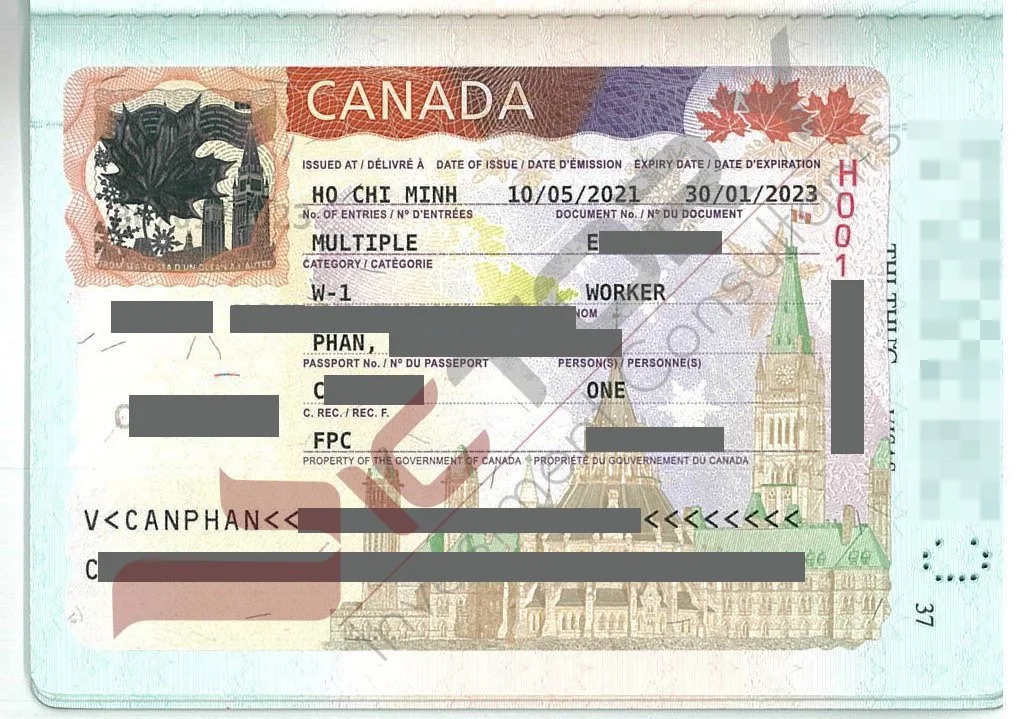 Hình ảnh visa khách hàng thành công tại VICTORY, thời hạn 10/05/2021-30/01/2023