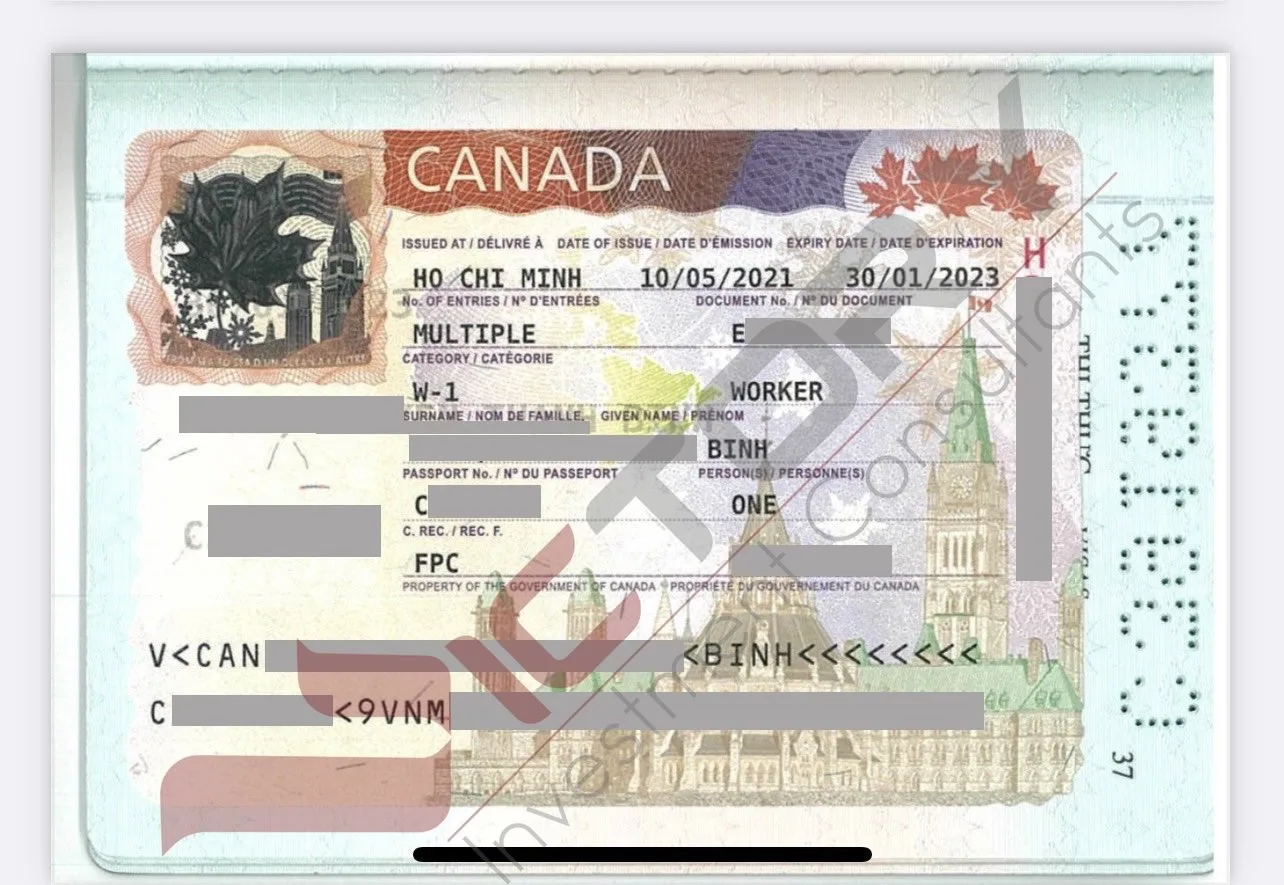 Hình ảnh visa khách hàng thành công tại VICTORY, thời hạn 10/5/2021-30/01/2023