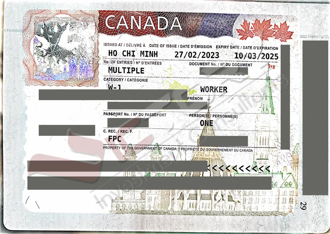 Hình ảnh visa của khách hàng thành công tại VICTORY, thời hạn 27/2/2023-10/3/2025