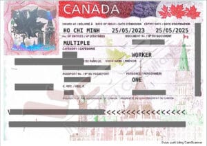 Hình ảnh visa của khách hàng thành công tại VICTORY, thời hạn 25/5/2023-25/5/2025