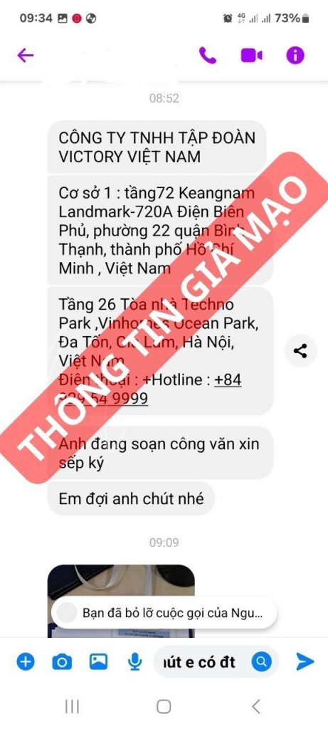 canh bao lua dao mao danh victory 6