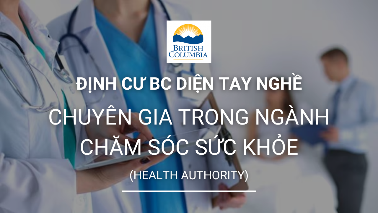 dinh cu british columbia dien chuyen gia nganh cham soc suc khoe
