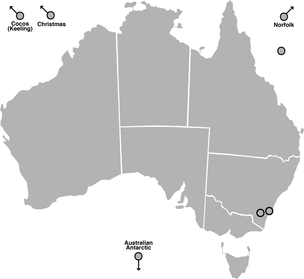 australia map