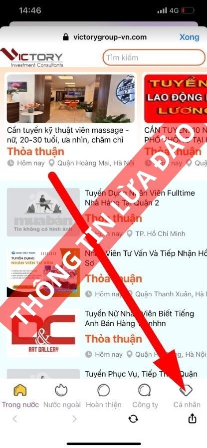 canh bao lua dao mao danh victory 19