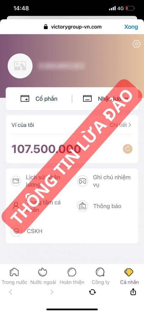 canh bao lua dao mao danh victory 20