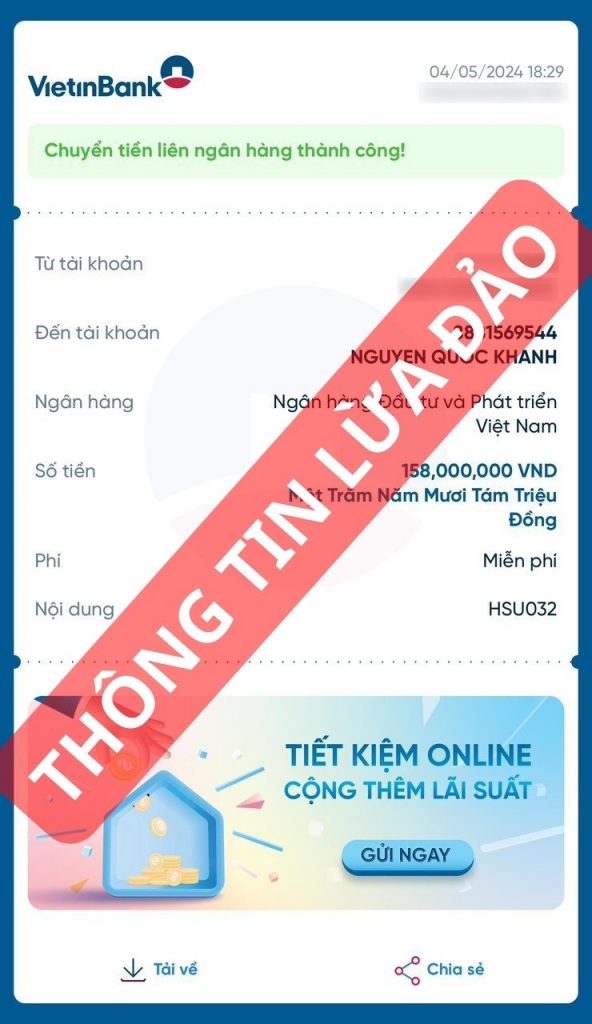 canh bao lua dao mao danh victory 22