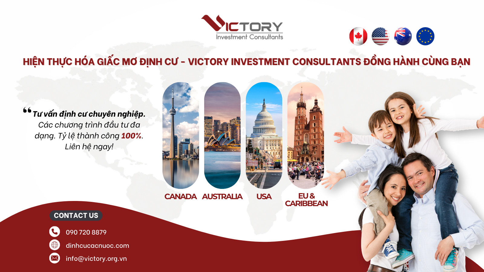 banner định cư các nước victory