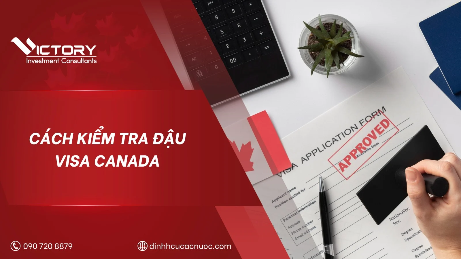 cach kiem tra dau visa canada