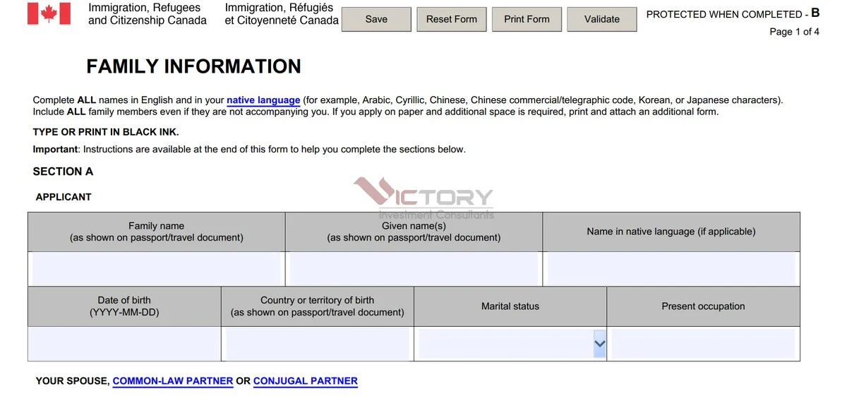 to khai xin visa canada form imm5707 to khai xin visa canada form imm5707