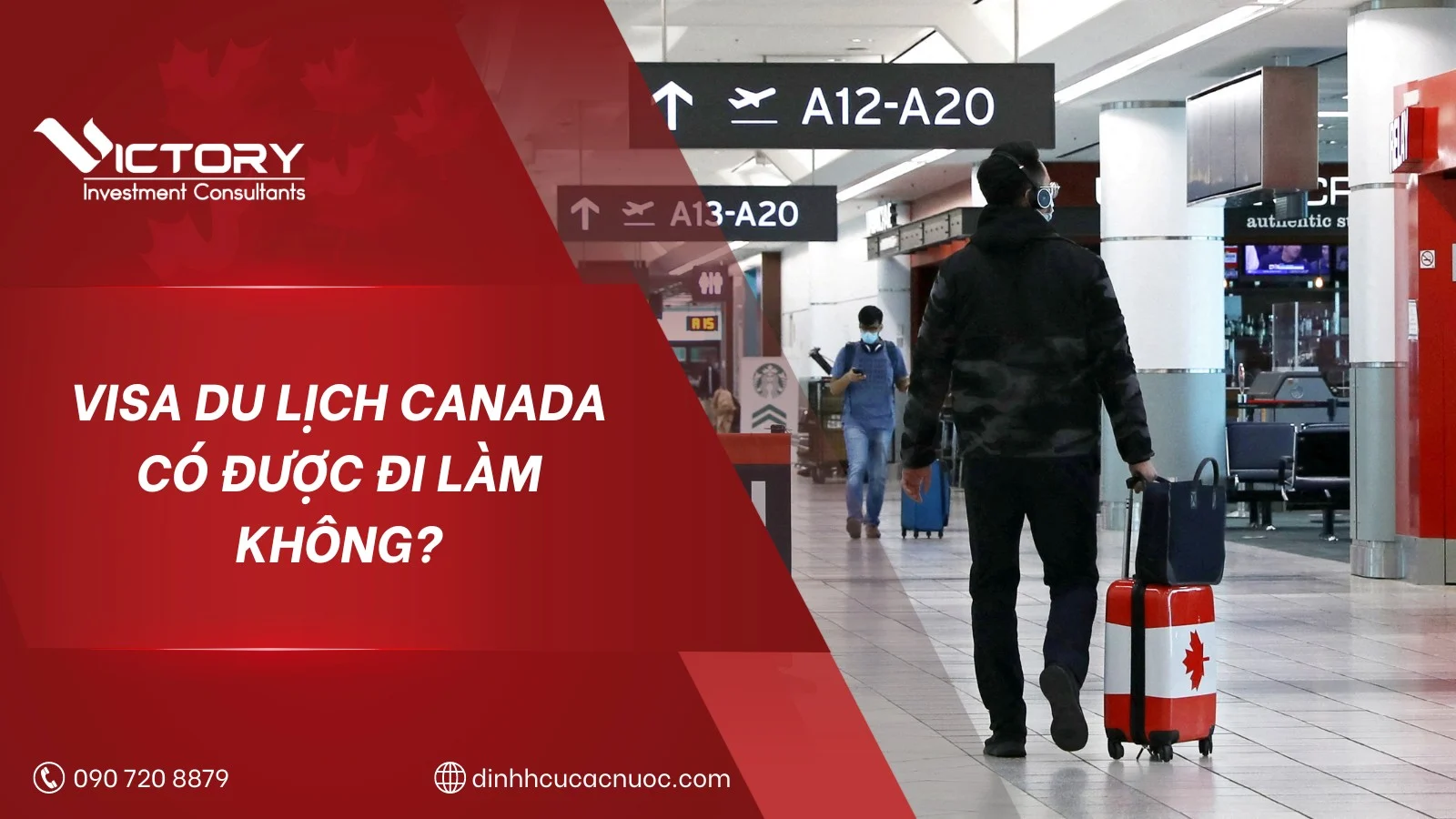 visa du lich canada co duoc di lam khong
