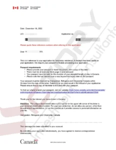 Khách hàng M.T.N.H (Chương trình PEI 2021, Doanh Nhân Đảo Hoàng Tử) 15 dhpl spouse original passport request