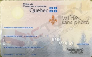 Khách hàng Đ.T.C.N.H (Chương trình QIEP 2021, Doanh Nhân Quebec) 49 dtcnh applicant insurance card front