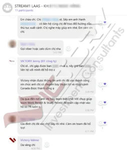 Khách hàng Đ.T.C.N.H (Chương trình QIEP 2021, Doanh Nhân Quebec) 25 dtcnh feedback 1