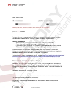 Khách hàng Đ.T.C.N.H (Chương trình QIEP 2021, Doanh Nhân Quebec) 39 hhy child original passport request