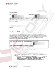 Khách hàng Đ.T.C.N.H (Chương trình QIEP 2021, Doanh Nhân Quebec) 47 hmb spouse pre approval letter 1