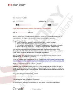 Khách hàng N.T.H (Chương trình SUV 2022, Khởi Nghiệp Startup Canada) 25 hth child original passport request