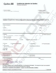 Khách hàng B.N.P.H (Chương trình QIEP 2023, Doanh Nhân Quebec) 40 lbt csq 14 child