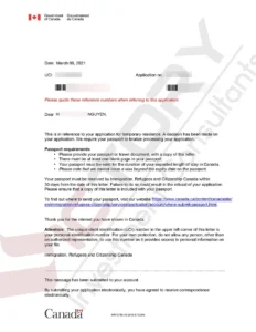 Khách hàng N.H.K (Chương trình WP PEI 2019, Doanh Nhân Đảo Hoàng Tử) 25 nhk applicant original passport request