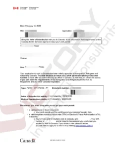 Khách hàng N.V.C (Chương trình QIEP 2020, Doanh Nhân Quebec) 41 ptnm spouse pre approval letter 1