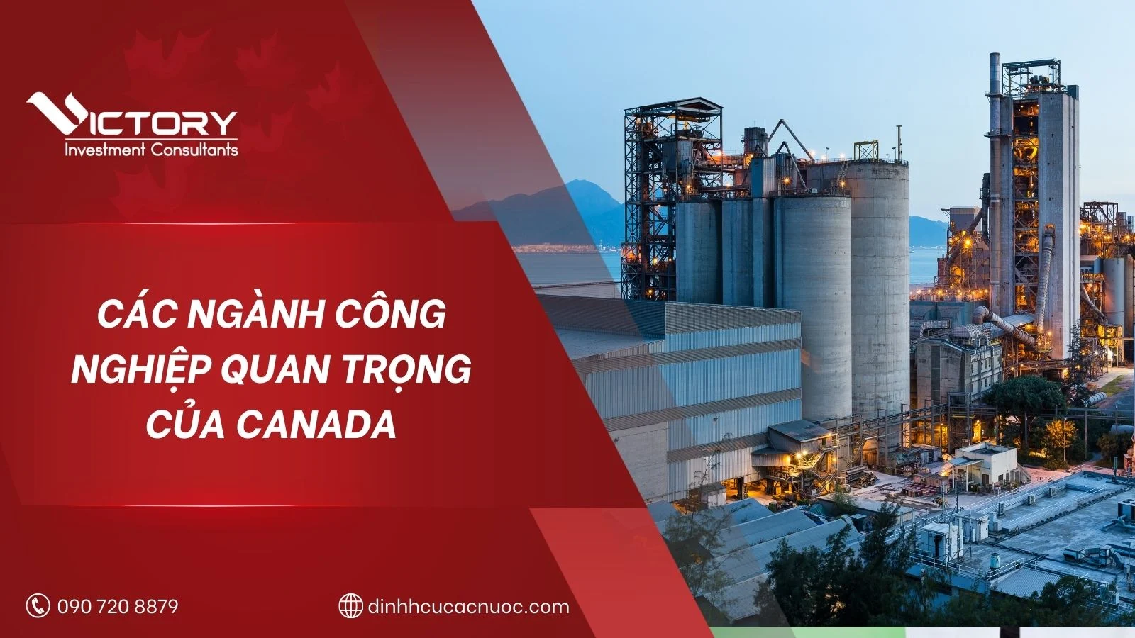 cac nganh cong nghiep quan trong cua canada