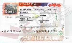 Khách hàng N.T.N.S (Chương trình PEI 2023, Doanh Nhân Đảo Hoàng Tử) 43 TQH spouse family immigrant visa with stamp 4