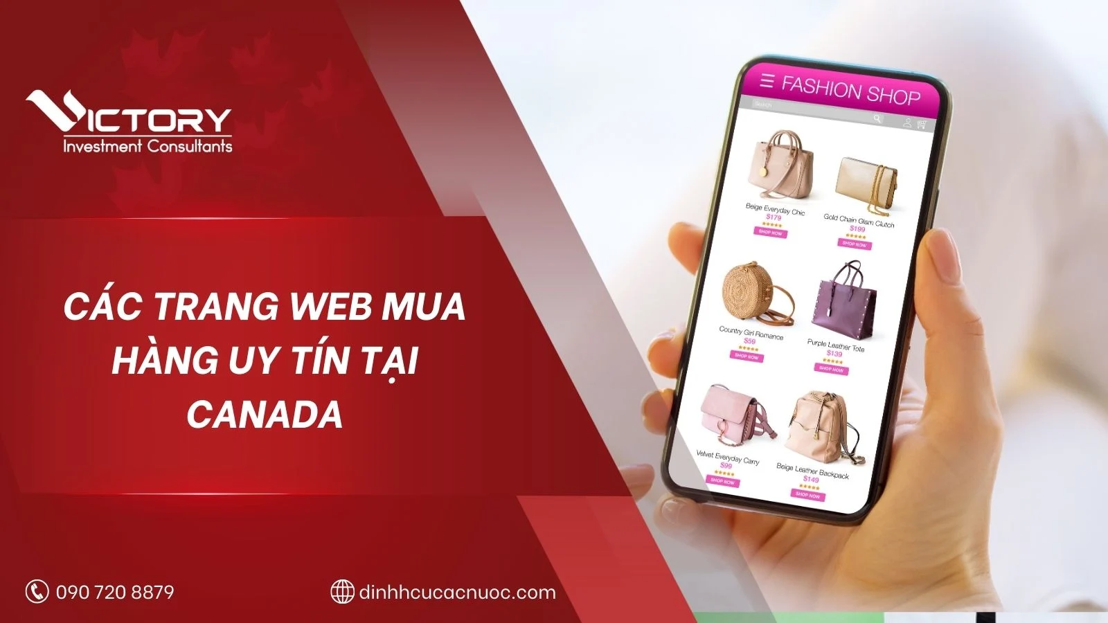 Web mua hàng ở Canada