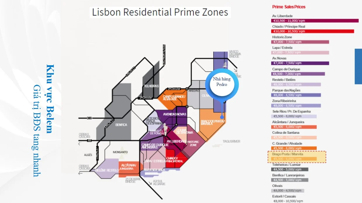 Portugal Pedro Restaurant 8 Khu vuc belem