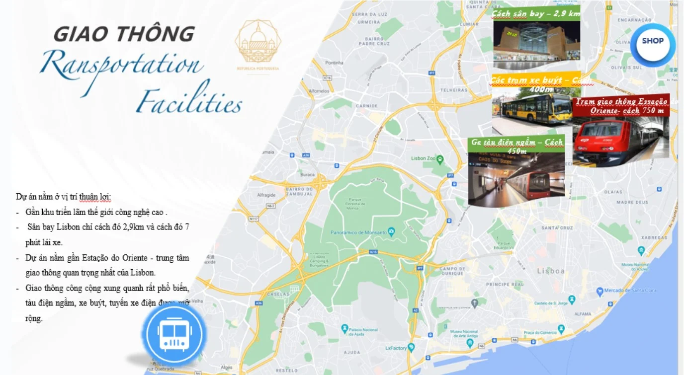 Portugal Parque das Nações Shop 2 26 giao thong ransportation