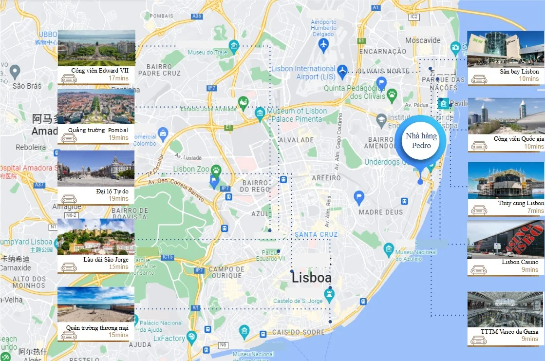 Portugal Pedro Restaurant 10 khu Expo