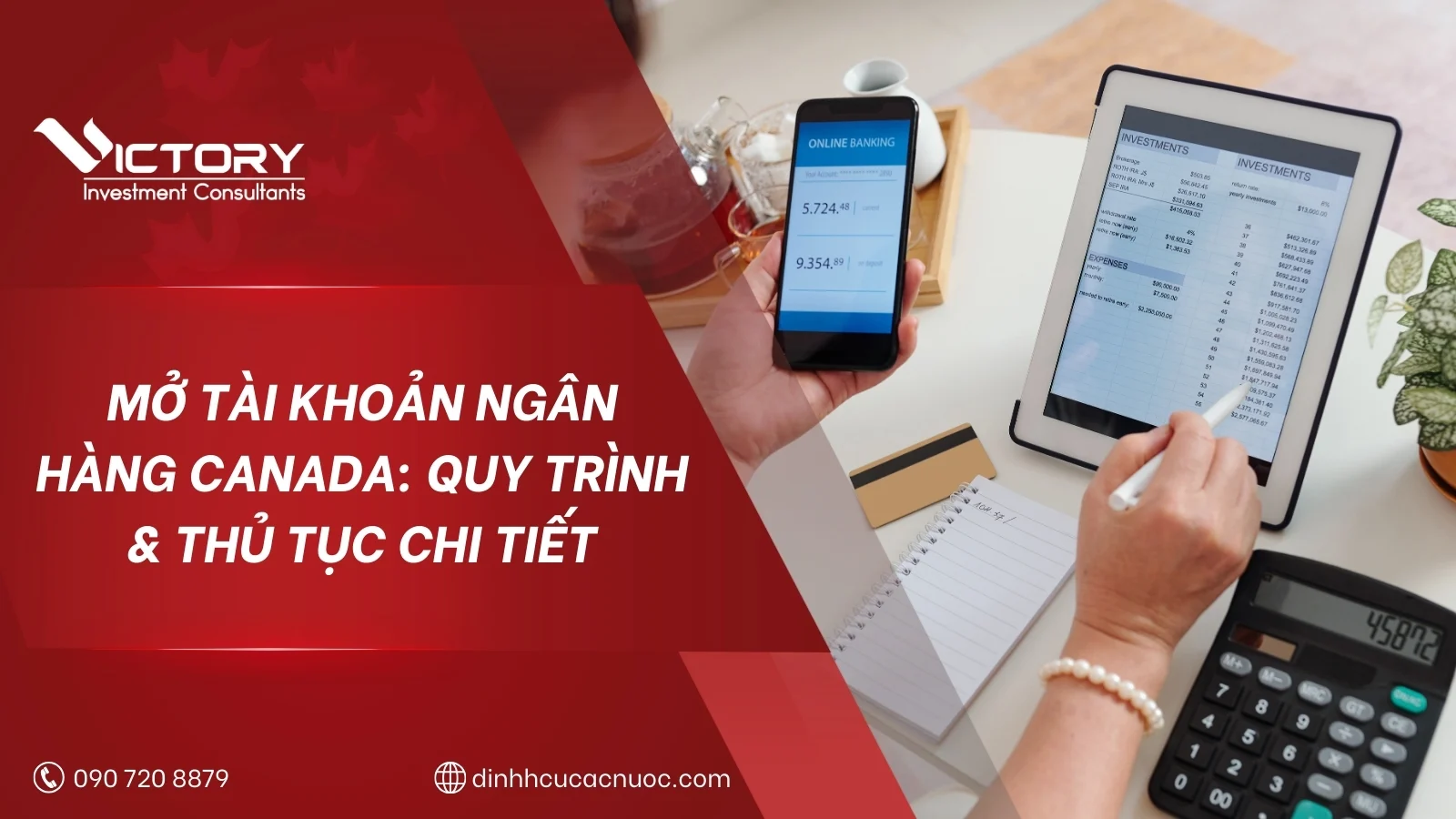 Mở tài khoản ngân hàng ở Canada