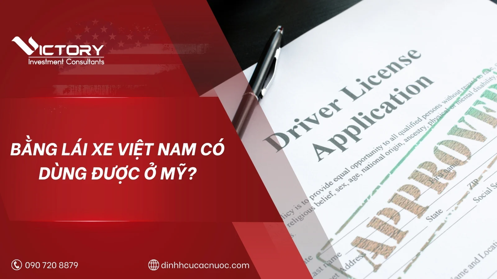 bang lai xe viet nam co dung duoc o my