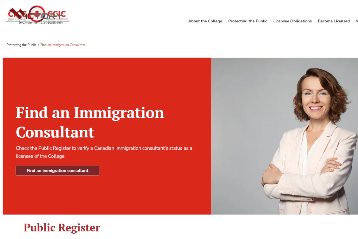 cach xac minh tu van vien di tru hop phap canada