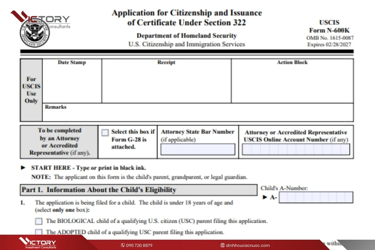 thu tuc nhap quoc tich my cho con