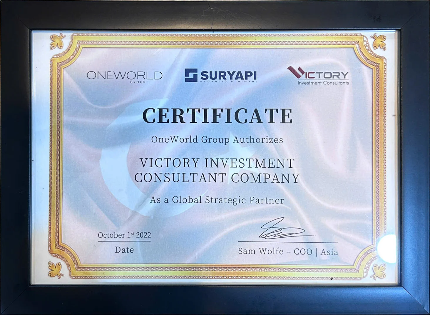 turkey suryapi partner certificate