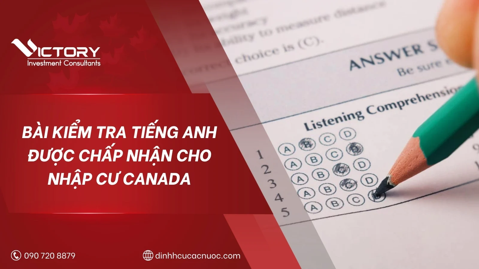 bai kiem tra tieng anh nhap cu canada