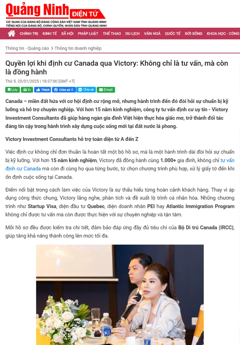 victory trên baoquangninh