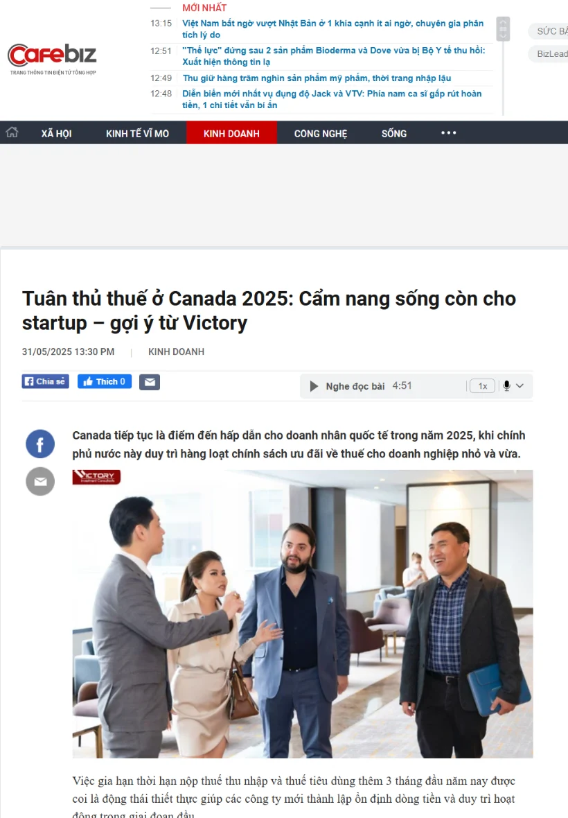 victory trên cafebiz