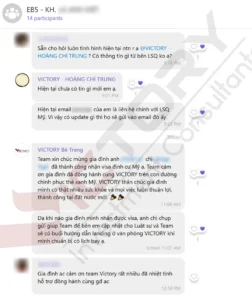 Khách hàng L.A.K (Chương trình EB5 2018, Đầu Tư EB5) 16 lak feedback 2