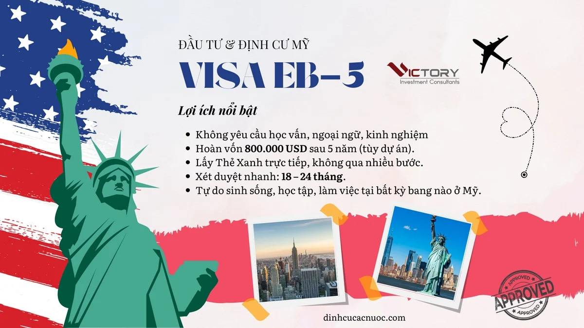 Lợi ích định cư diện EB5