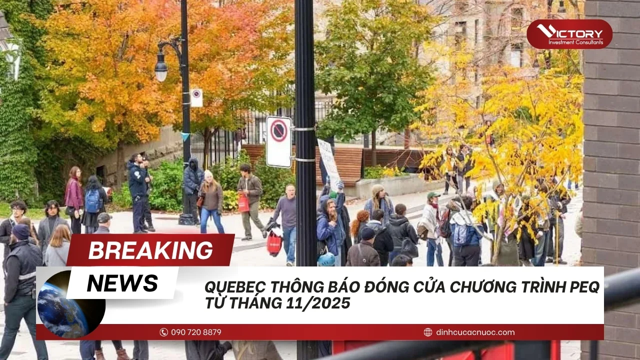 quebec dong cua chuong trinh peq
