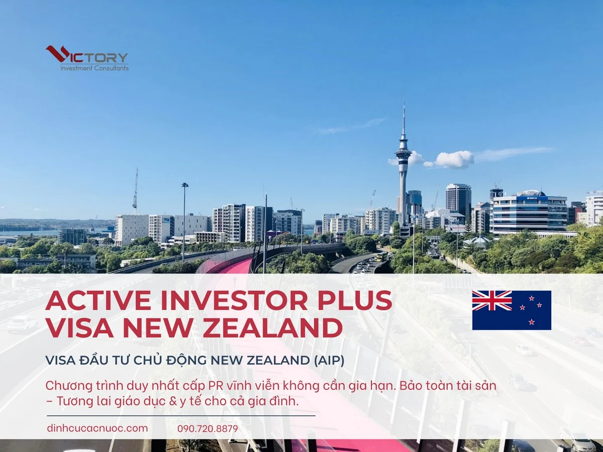 chương trình active investor plus visa new zealand