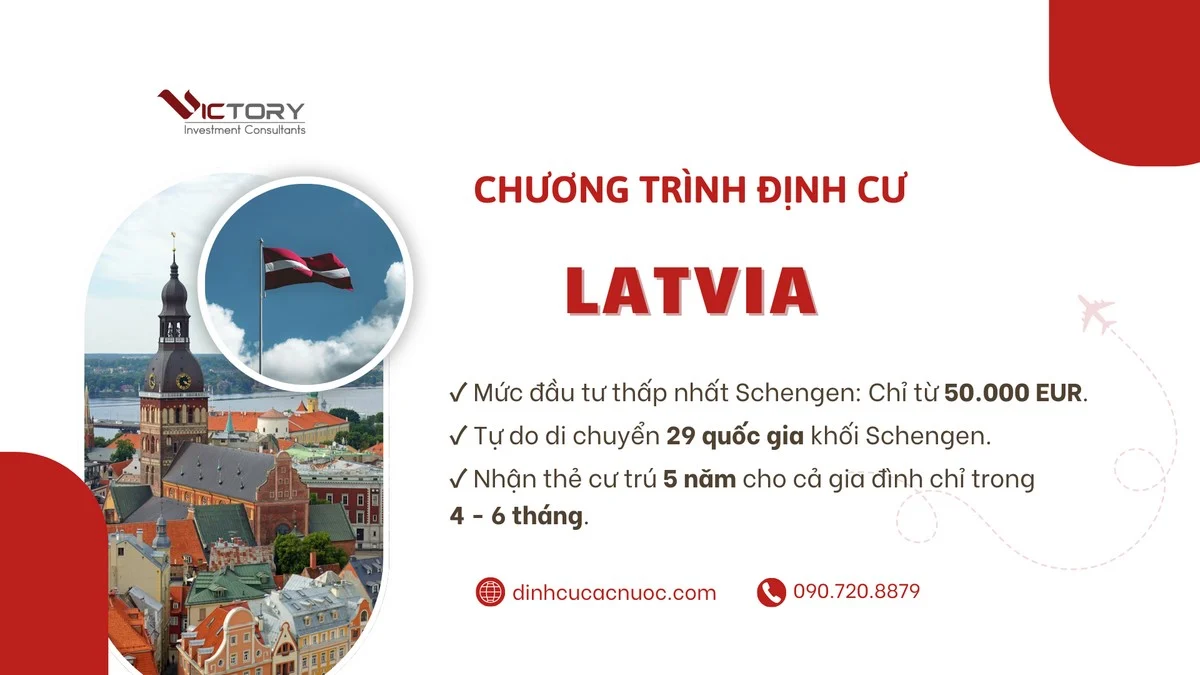 Định cư Latvia Golden Visa