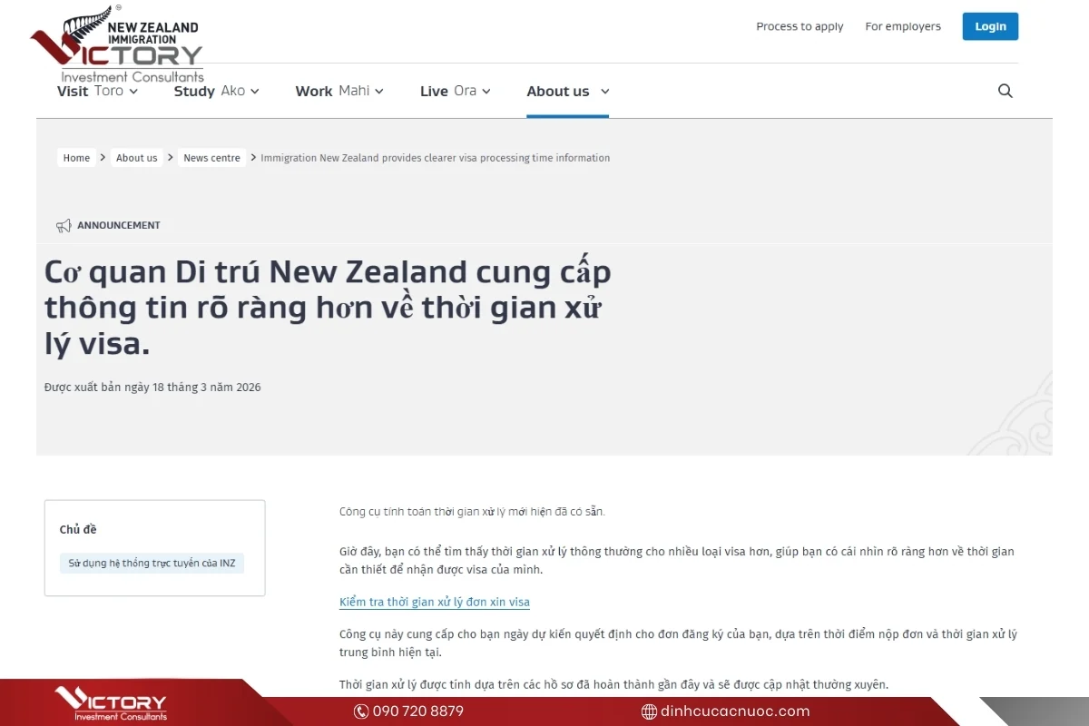 new zealand cap nhat cong cu du doan thoi gian xu ly visa moi nhat