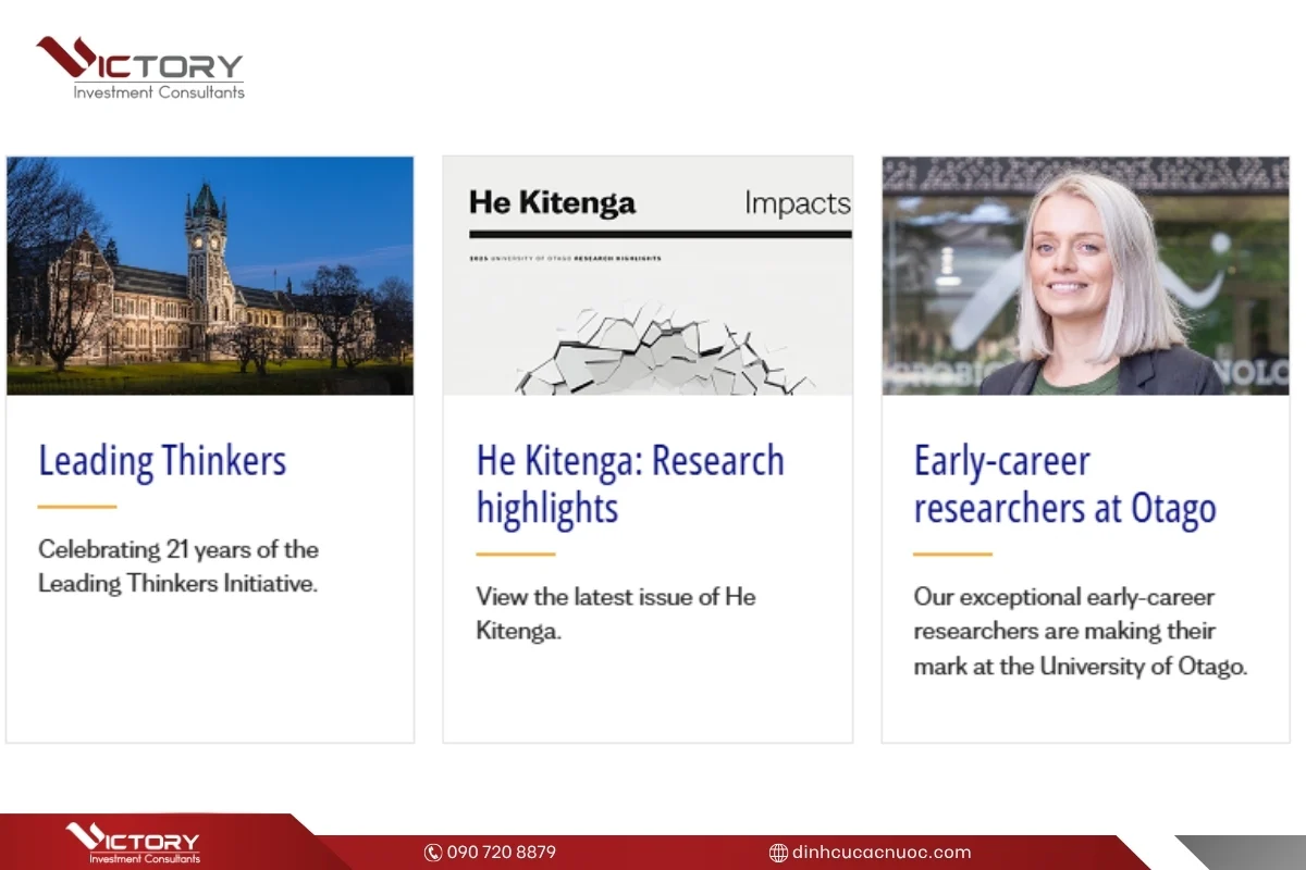 dai hoc otago o new zealand