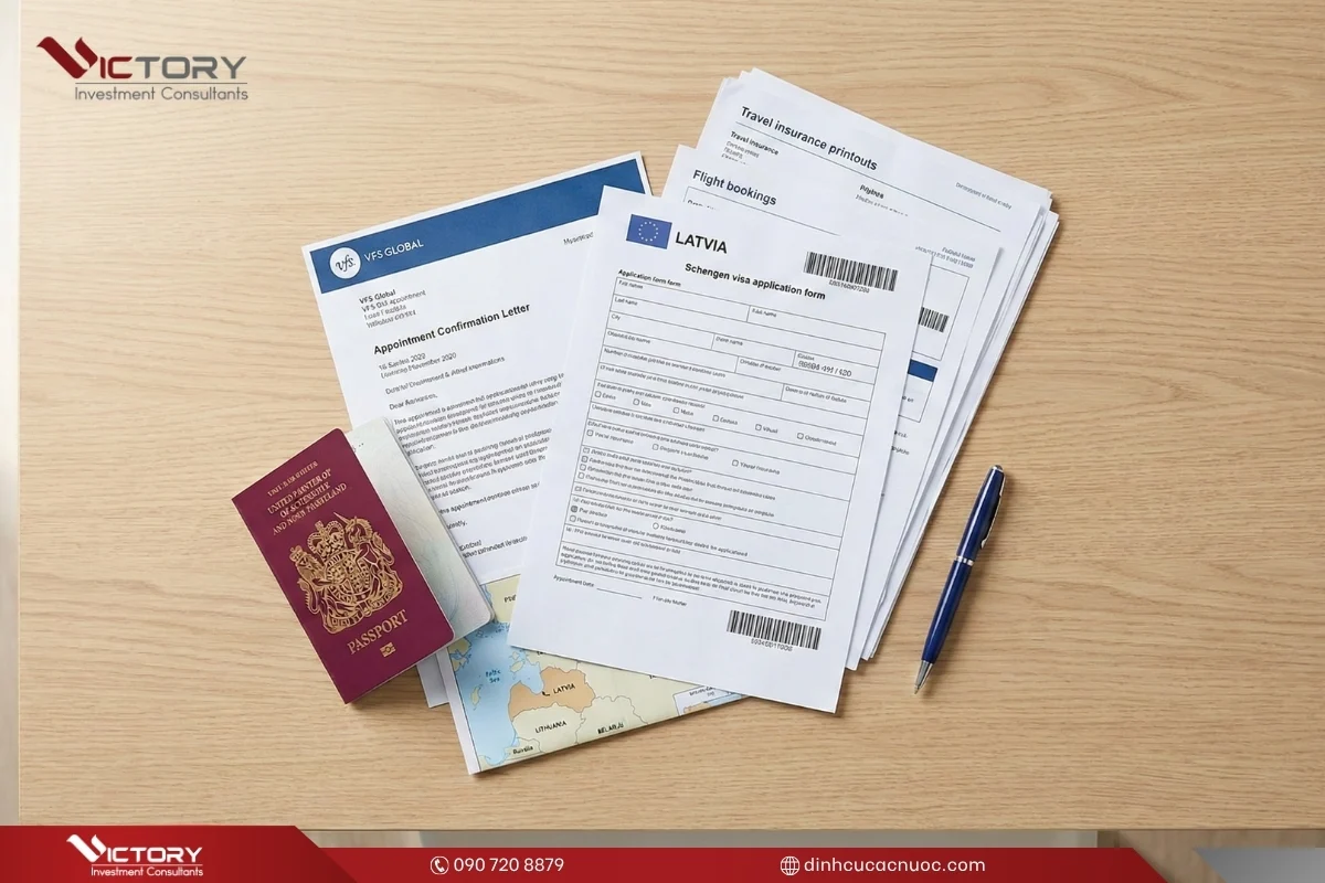 xin visa di latvia