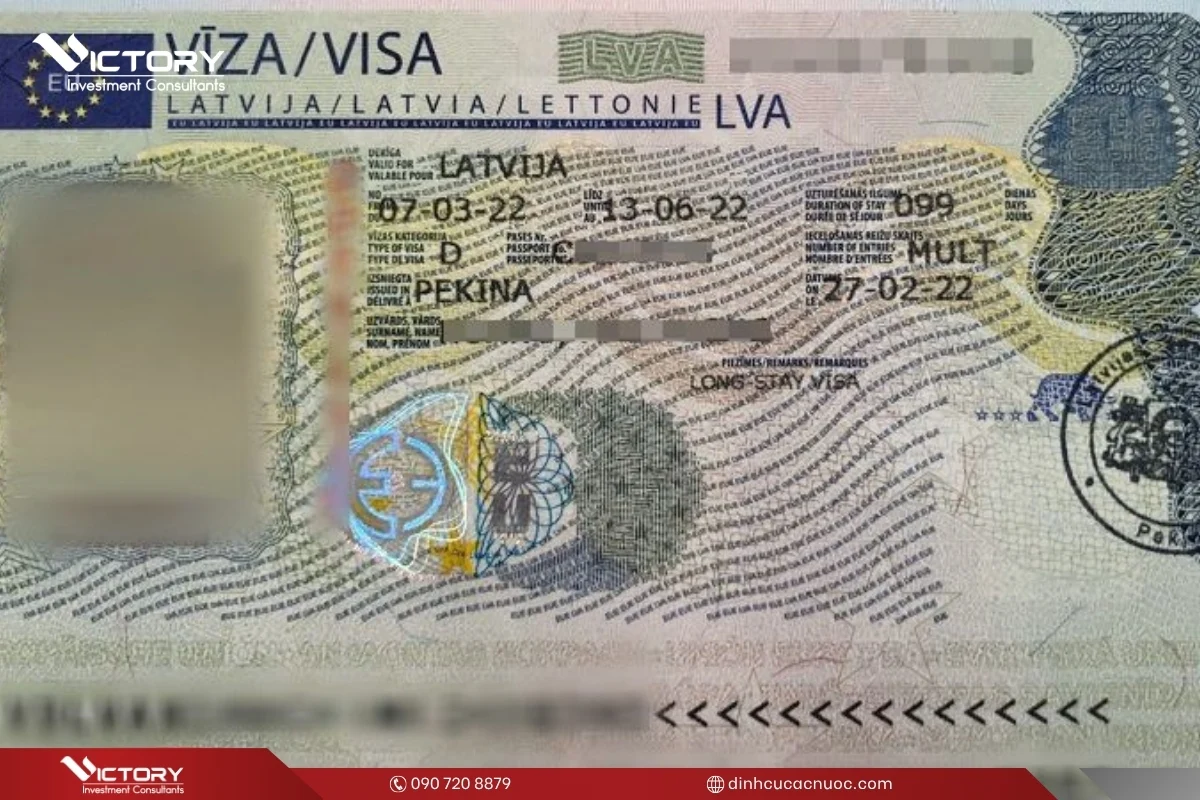 xin visa latvia