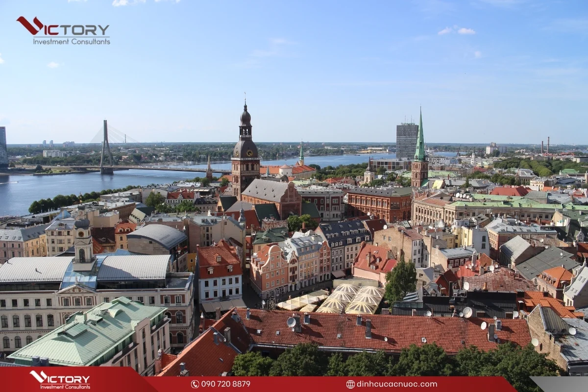 trung tam thu do latvia